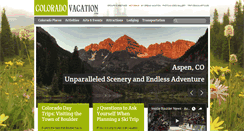 Desktop Screenshot of coloradovacation.com